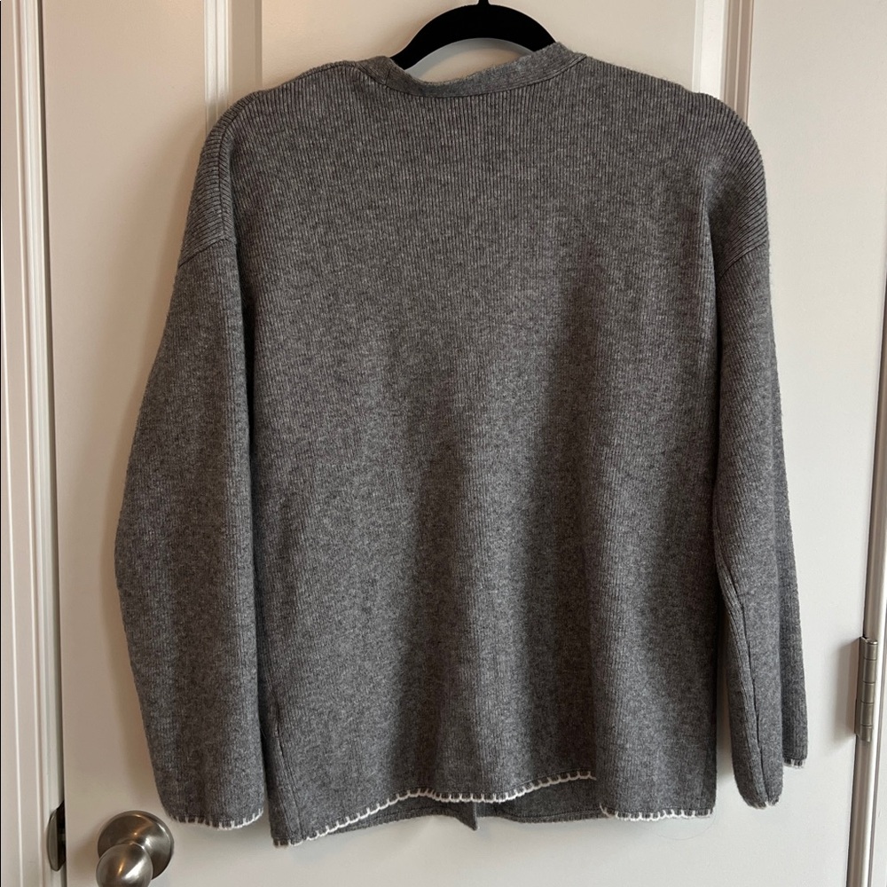 Women’s Gray Cardigan - Picture 4 of 5